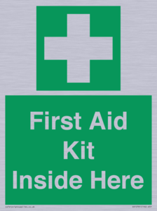 First Aid Kit Inside Here